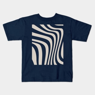 Psychedelic Pattern, Retro Waves Pattern Design Kids T-Shirt